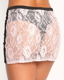 Sister Sister Lace Up Mini Skirt -I Hear Raves Feeling Flirty Skirt Back