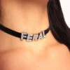Feral Rhinestone Choker 1 Feral Rhinestone Choker -I Hear Raves Feral Rhinestone Choker Front