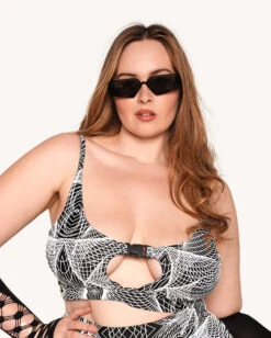 Flashbang Matrix Reflective Speed Clasp Top -I Hear Raves Flashbang Matrix Reflective Speed Clasp Top C1 Front