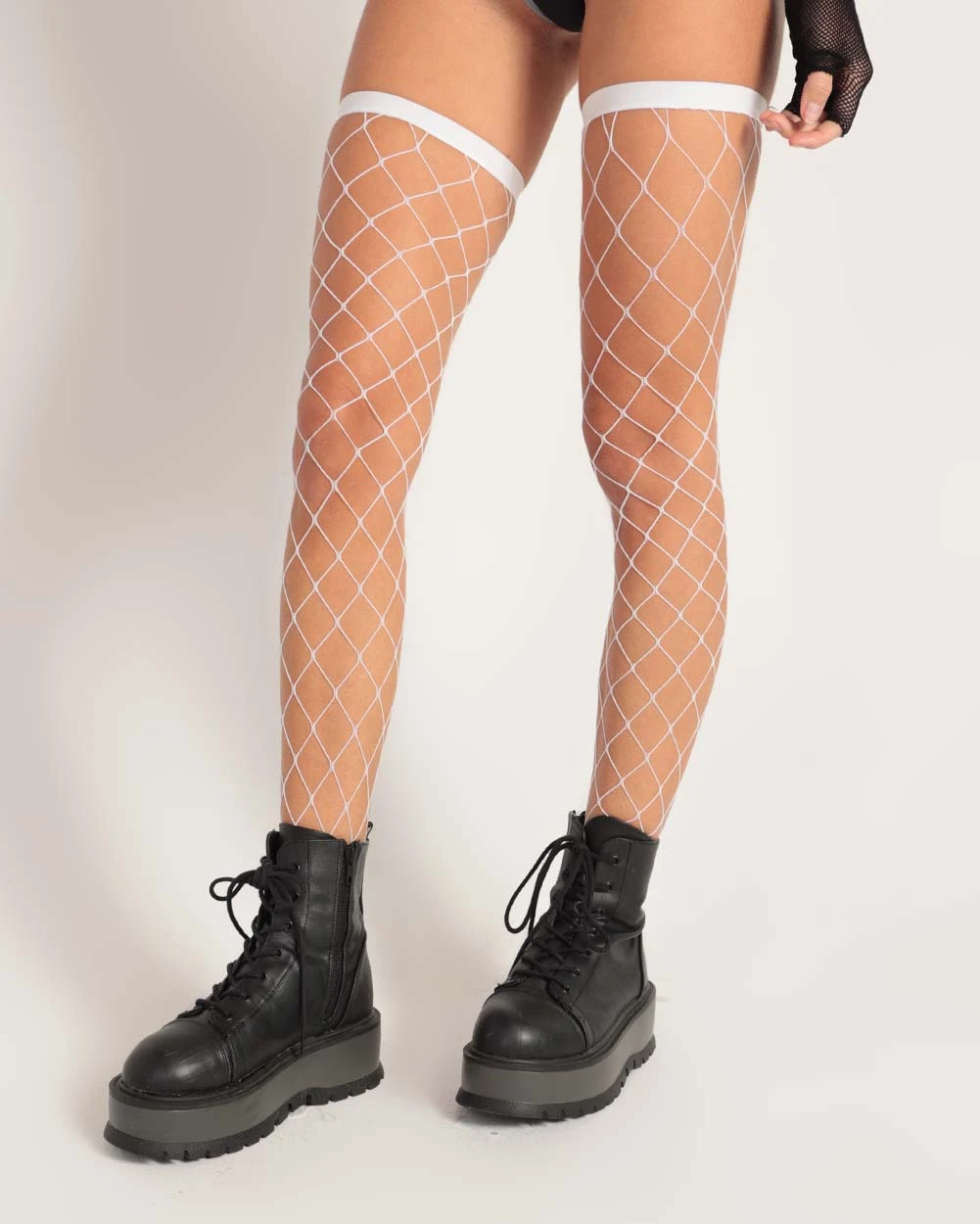 Flirty Fishnet Thigh Highs 6 Flirty Fishnet Thigh Highs - Image 4