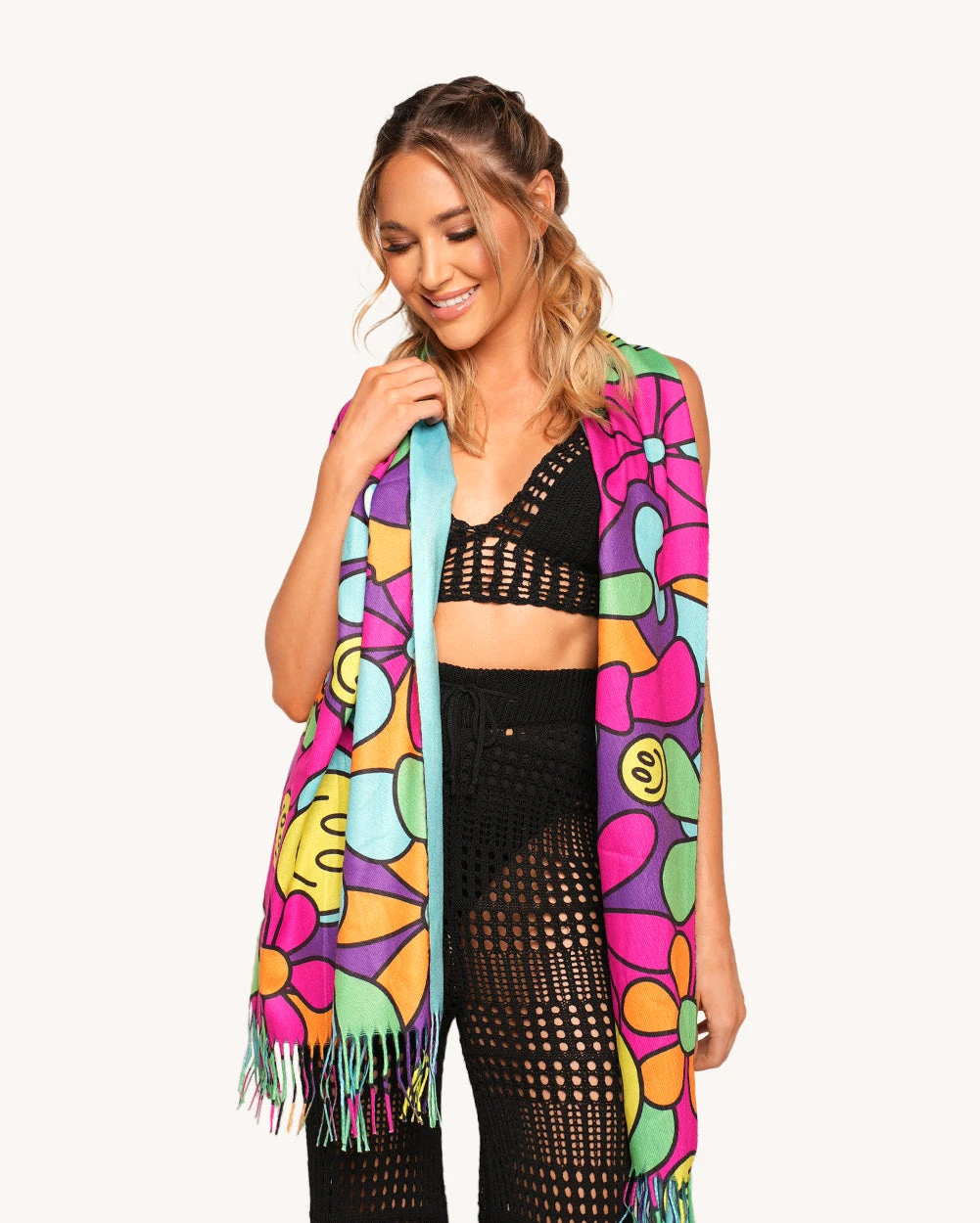 Flower Bomb Pashmina 4 Flower Bomb Pashmina - Image 2