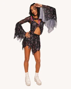 Flutter Fantasy Ultra Crop Top 7 Flutter Fantasy Ultra Crop Top -I Hear Raves Flutter Fantasy Top Full