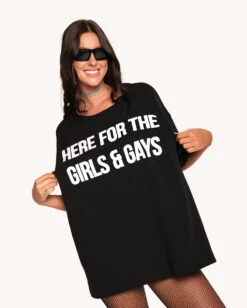 Girls And Gays Oversized Tee