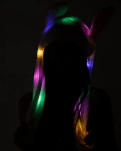 Glow Bunny LED Bucket Hat -I Hear Raves Glow Bunny LED Bucket Hat White Glow