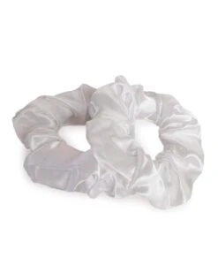 Glow Girl Glow LED Scrunchies -I Hear Raves Glow Girl Glow LED Scrunchies White Front