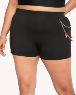 Good Mood Mushroom Shorts -I Hear Raves Good Mood Mushroom Shorts New C1 Front