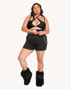 Good Mood Mushroom Shorts -I Hear Raves Good Mood Mushroom Shorts New C1 Full