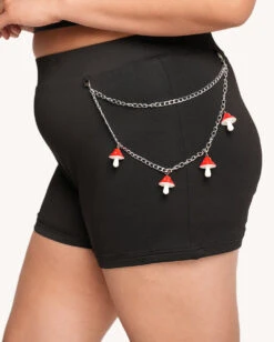 Good Mood Mushroom Shorts -I Hear Raves Good Mood Mushroom Shorts New C1 Side