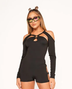 Good Times Romper -I Hear Raves Good Times Romper Front