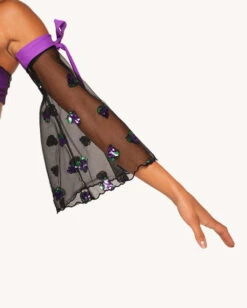 Grape Jelly Top With Sleeves 8 Grape Jelly Top With Sleeves -I Hear Raves Grape Jelly Top with Sleeves Detail