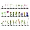 Groovy Garden Leaf & Flower Sprouts 30-pc Set 2 Groovy Garden Leaf & Flower Sprouts 30-pc Set -I Hear Raves GroovyGardenLeaf FlowerSprouts30pcSet