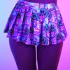 Happy Hour Mini Skater Skirt -I Hear Raves Happy Hour Mini Skater Skirt UV