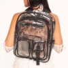 Happy Place Clear Backpack 2 Happy Place Clear Backpack -I Hear Raves Happy Place Transparent Backpack Black