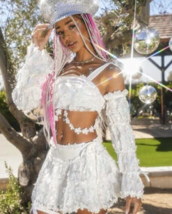 Heaven's Forever Floral Lace Skirt -I Hear Raves Heaven sForeverShoulderTieTop 649c61ec b823 4b54 8a28 90d9432a3ec4