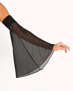 Holo Star Mesh Halter Bodysuit Set -I Hear Raves Holo Star Mesh Halter Bodysuit Set Detail