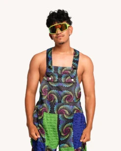Hypno Overalls -I Hear Raves Hypno Overalls Front