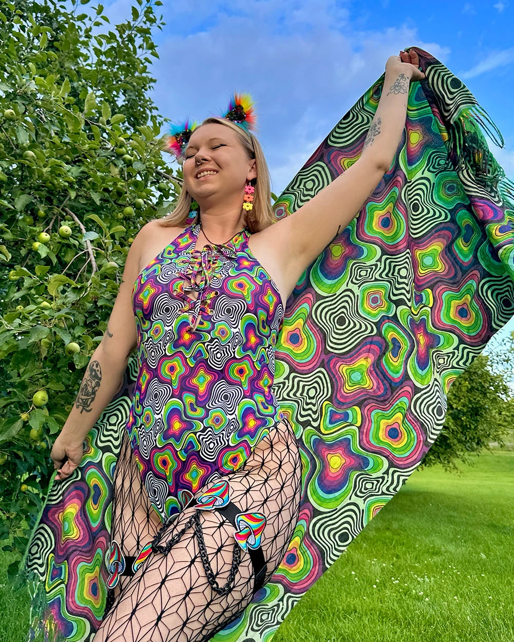 Leblunt X IHR Love Vortex Pashmina 4 Leblunt X IHR Love Vortex Pashmina - Image 2