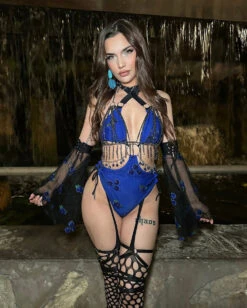 Blueberry Pop Bodysuit With Sleeves -I Hear Raves IMG 4217