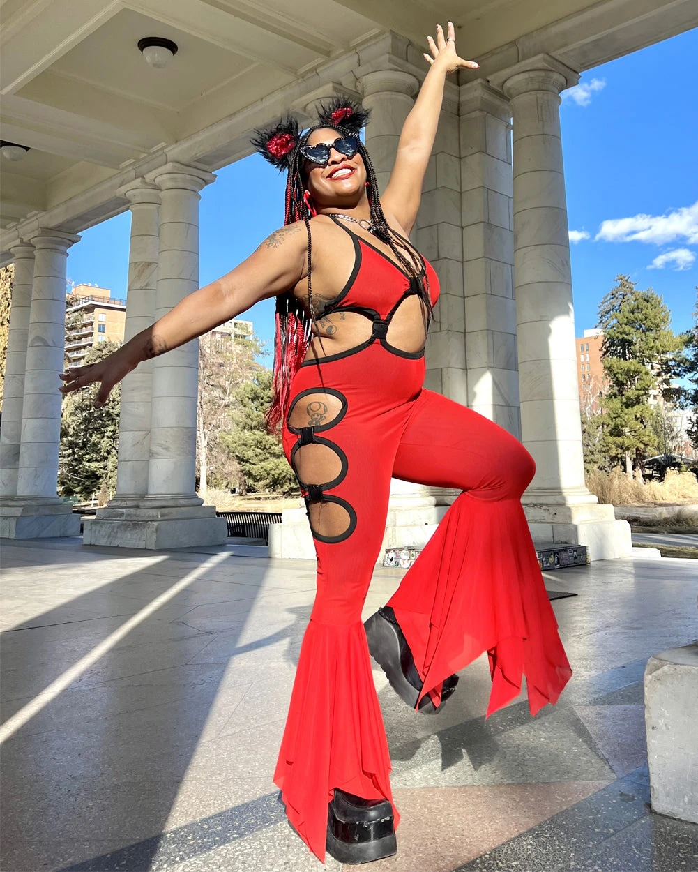 Kandi Diva X IHR Locked & Loaded Jumpsuit 4 Kandi Diva X IHR Locked & Loaded Jumpsuit - Image 2
