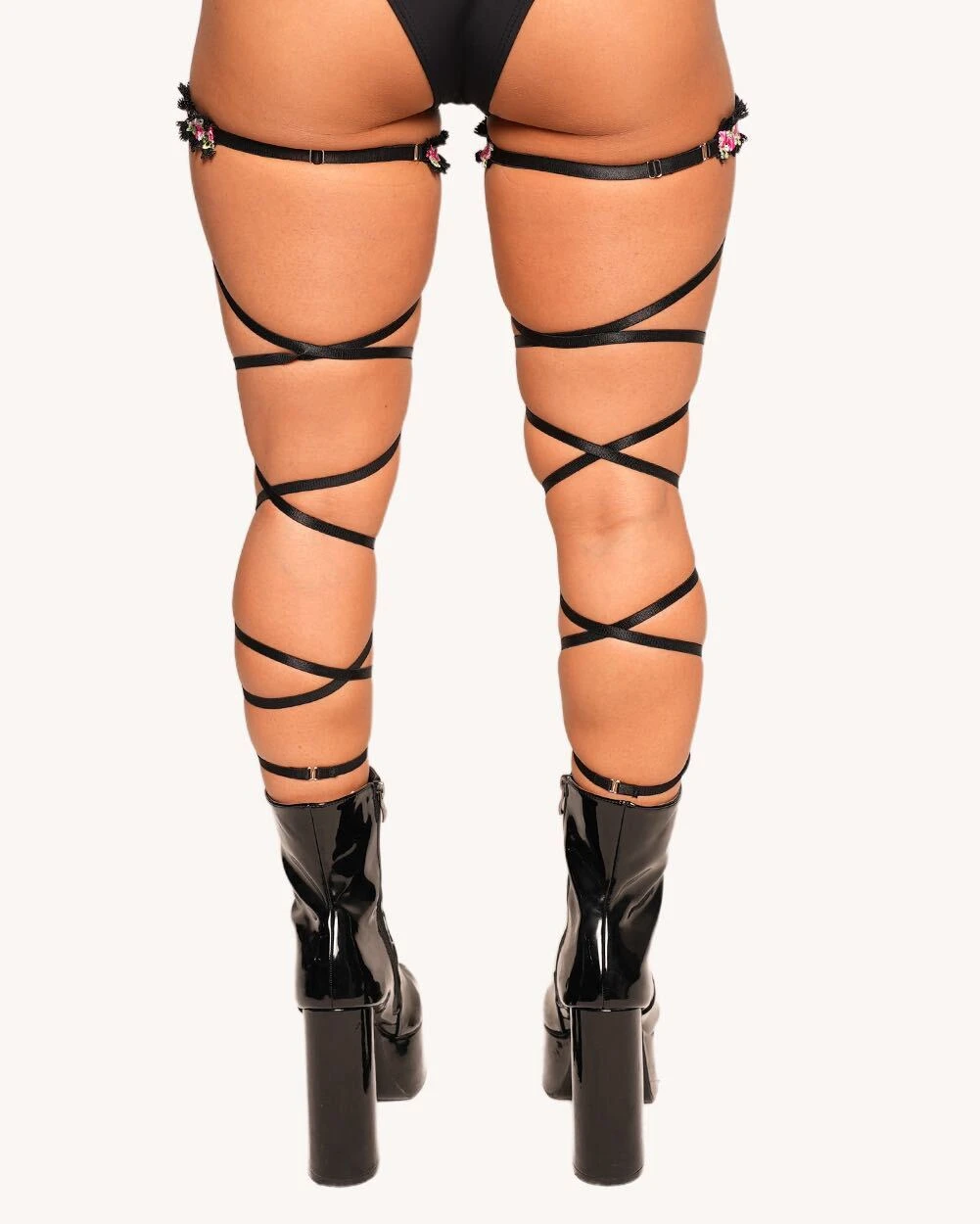 Springtime Spritz Floral Pair Leg Wraps 4 Springtime Spritz Floral Pair Leg Wraps - Image 2