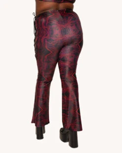 Infinite Matrix Bell Bottoms -I Hear Raves Infinite Matrix Bell Bottoms C1 Front