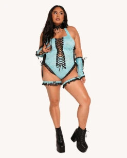 Jami Jones X IHR Leg Garters -I Hear Raves Jami Jones x iHR Lace Me Up Bodysuit C1 Full 6c07ff18 4e54 49e5 b95b f65eef6a5341