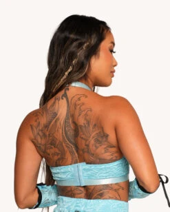 Jami Jones X IHR Lace Me Up O-Ring Top -I Hear Raves Jami Jones x iHR Lace Me Up O Ring Top Back