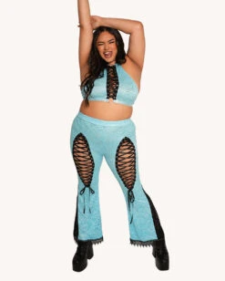 Jami Jones X IHR Lace Me Up Pants -I Hear Raves Jami Jones x iHR Lace Me Up O Ring Top C1 Full 175fdcbc 387a 4de6 bc5f 5b9b92ba45af