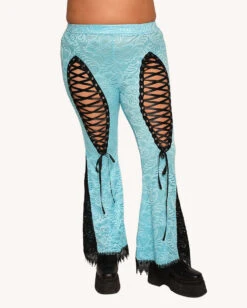 Jami Jones X IHR Lace Me Up Pants -I Hear Raves Jami Jones x iHR Lace Me Up Pants C1 Front