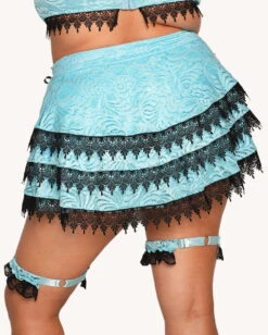 Jami Jones X IHR Lace Me Up Skirt 14 Jami Jones X IHR Lace Me Up Skirt -I Hear Raves Jami Jones x iHR Lace Me Up Skirt C1 Back