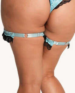 Jami Jones X IHR Leg Garters -I Hear Raves Jami Jones x iHR Leg Garters C1 Back