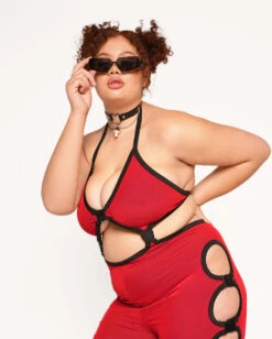 Kandi Diva X IHR Locked & Loaded Jumpsuit 15 Kandi Diva X IHR Locked & Loaded Jumpsuit -I Hear Raves Kandi Diva x iHR Locked Loaded Jumpsuit C1 Side