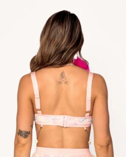 Katie Kayyyy X IHR Pastel Prism Top -I Hear Raves Katie Kayy x iHR Pastel Prism Top Baby Pink Updated Back