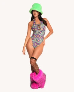 Leblunt X IHR Love Vortex Bodysuit -I Hear Raves Leblunt x iHR Love Vortex Bodysuit Full