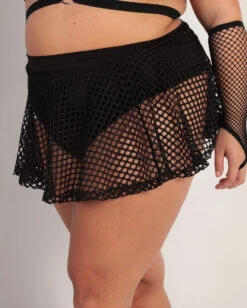 Lethal Obsession Fishnet Mini Skater Skirt 16 Lethal Obsession Fishnet Mini Skater Skirt -I Hear Raves Lethal Obsession Fishnet Mini Skater Skirt C1 Side c23fbb26 6294 4842 b8d4 89fbae33cbfd