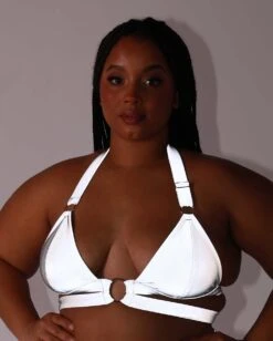 Lightning Flash Reflective Crop Top -I Hear Raves Lightning Flash Reflective Crop Top Curve1 Grey Reflective