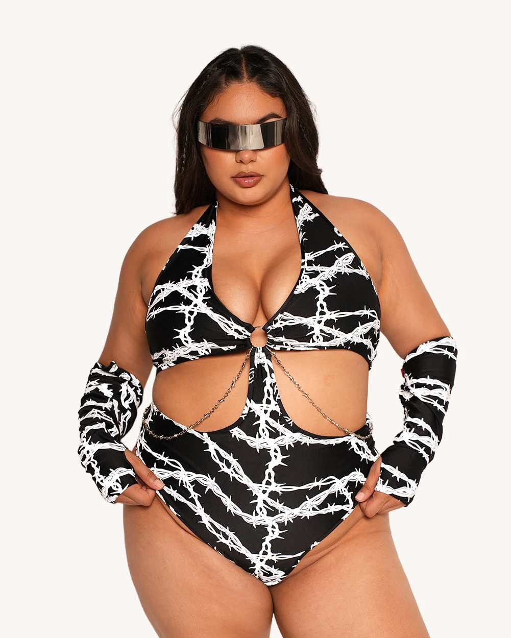 Live Wire Reflective Bodysuit With Sleeves 8 Live Wire Reflective Bodysuit With Sleeves - Image 6