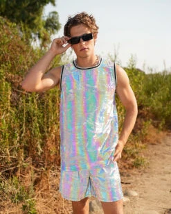 Reckless Men's Reflective Shorts -I Hear Raves LostLands20258676 cb45d7b5 1bdf 45b1 906d 84a4f820d13e