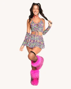 Leblunt X IHR Love Vortex Top With Sleeves 16 Leblunt X IHR Love Vortex Top With Sleeves -I Hear Raves Love Vortex Skirt Full