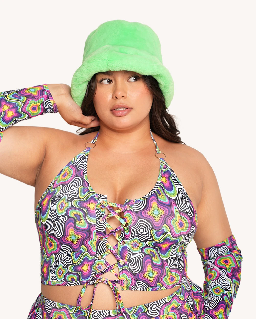 Leblunt X IHR Love Vortex Top With Sleeves 9 Leblunt X IHR Love Vortex Top With Sleeves - Image 7