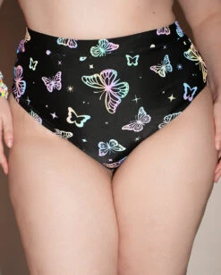 Lucid Flight Rainbow Reflective Shorts -I Hear Raves Lucid Flight Rainbow Reflective Shorts C1 UV