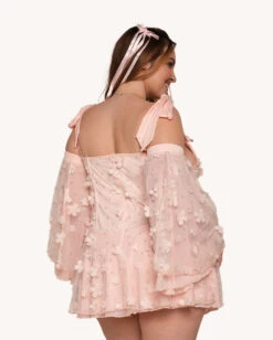 Magic In You Floral Dress With Sleeves -I Hear Raves Magic In You Floral Dress Set C1 Back