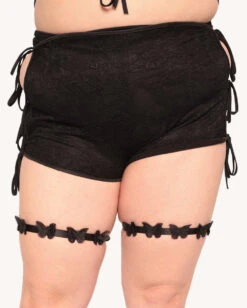 Make Up Or Break Up Lace Shorts 11 Make Up Or Break Up Lace Shorts -I Hear Raves Make Up or Break Up Lace Shorts C1 Front