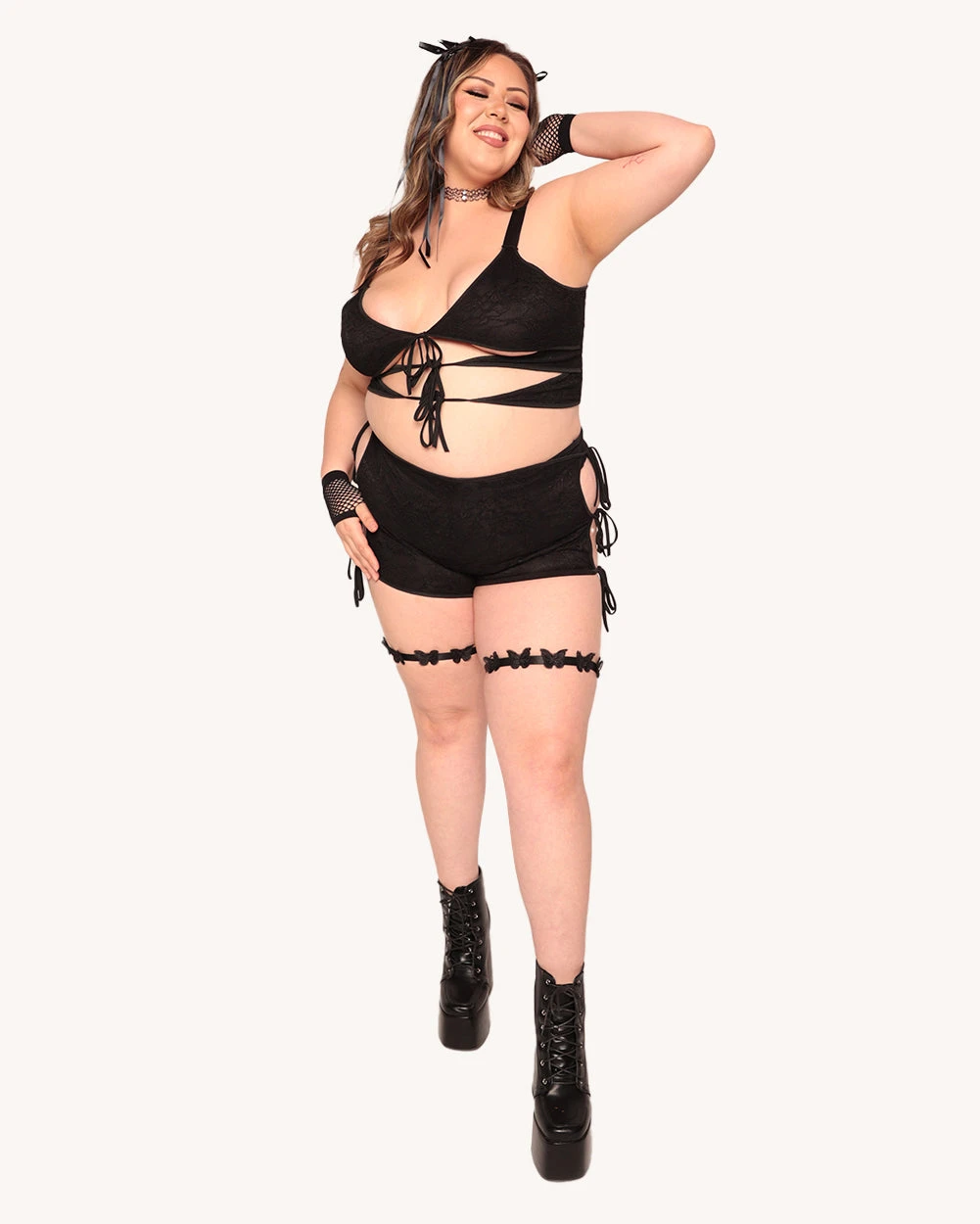 Make Up Or Break Up Lace Shorts 8 Make Up Or Break Up Lace Shorts - Image 6