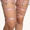 Meet Cute Bow Charm Pair Leg Wraps