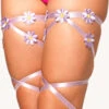 Meet You At Daisy Lane Pair Leg Wraps -I Hear Raves Meet You at Daisy Lane Leg Wraps Lav Front