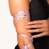 Meet You At Daisy Lane Pair Arm Wraps 2 Meet You At Daisy Lane Pair Arm Wraps -I Hear Raves Meet You at Daisy Lane Pair Arm Wraps Lav Detail