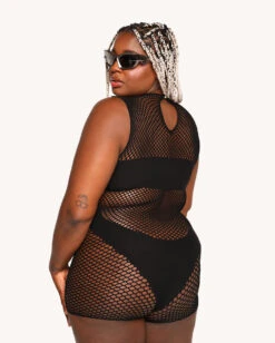 Midnight Drop Romper -I Hear Raves Midnight Drop Romper C1 Back