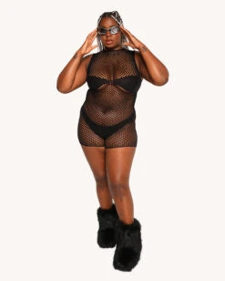 Midnight Drop Romper -I Hear Raves Midnight Drop Romper C1 Full