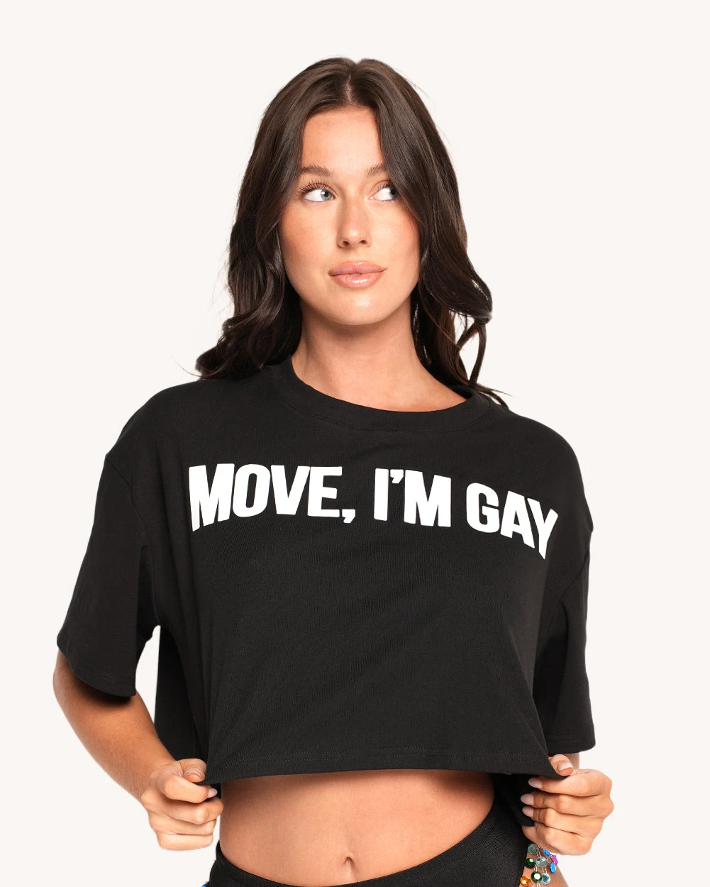 Move I'm Gay Cropped Tee 3 Move I'm Gay Cropped Tee